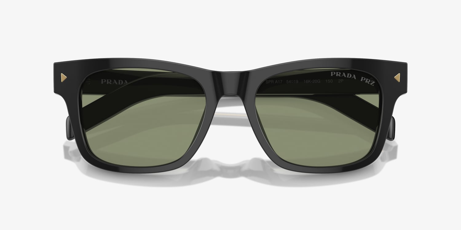 【関税&送料込】Prada Army Green Acetate Sunglasses Prada - Round Sunglasses - Military Green - Prada Collection