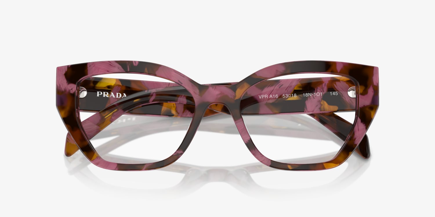 メガネ PRADA FW25 Prada - A16V VISTA - 15O1O1 (A16V VISTA 15O1O1) Prada PR A16V Eyeglasses | LensCrafters