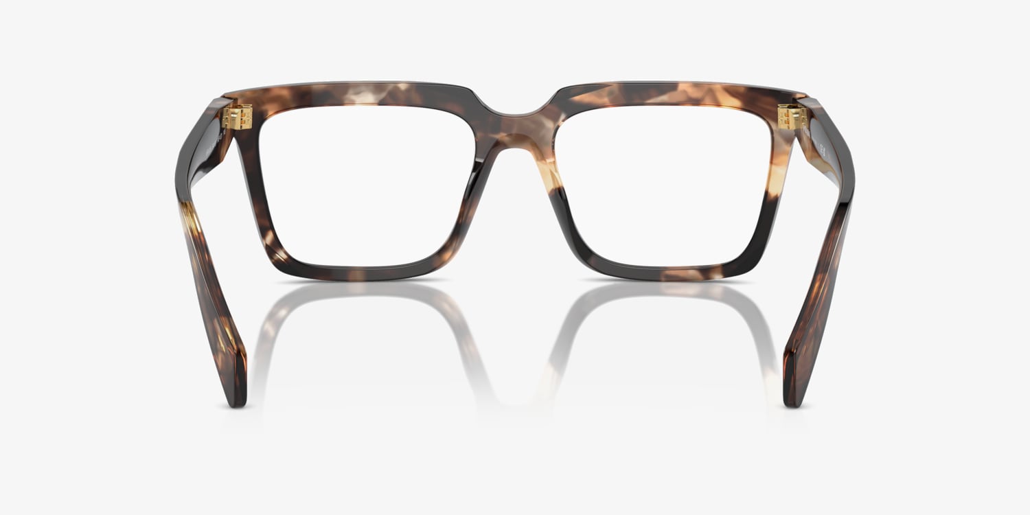 メガネ PRADA Woman Optical frames Ivory A04V 11O1O1 Prada PR A04V Eyeglasses 11O1O1 White - eye-oo.com
