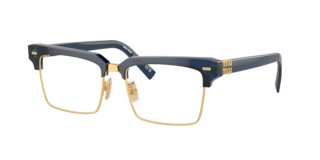 （セール）Miu Miu Eyewear MU 11XV スクエア メガネ Miu Miu MU 11XV VAU1O1 Glasses - US