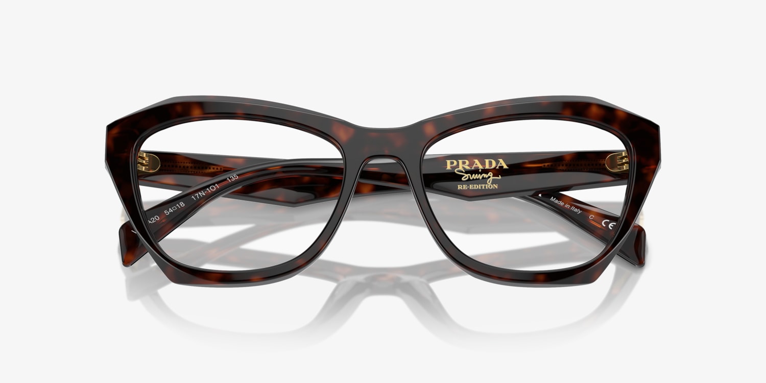 PRADA ハタフライフレムメカネ PRA16V 14P1O1 Prada PR A16V Eyeglasses | LensCrafters