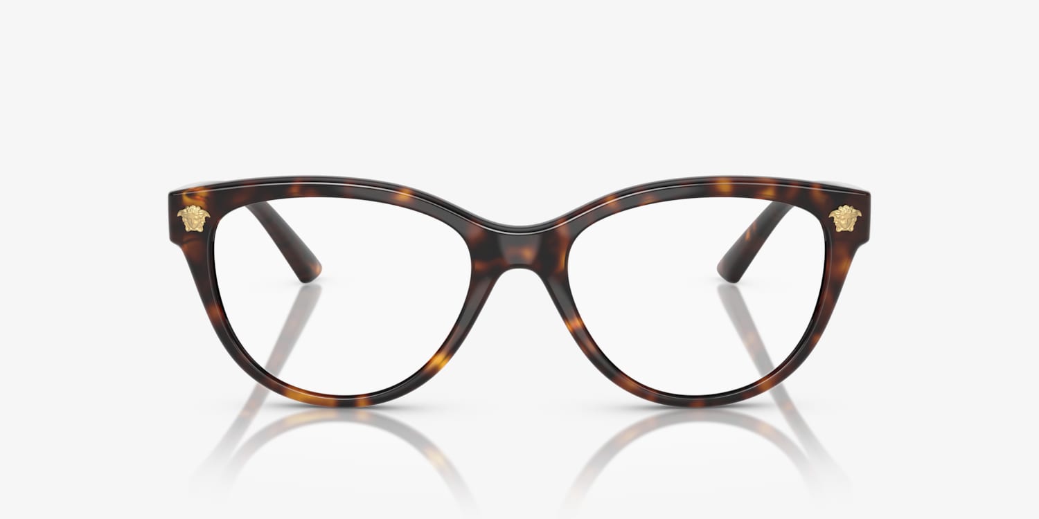 VERSACE キャットアイフレムメカネ 0VE3365U 5495 Versace VE3365U Eyeglasses | LensCrafters