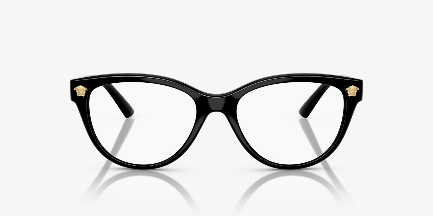 VERSACE キャットアイフレムメカネ 0VE3365U 5495 Versace VE3365U Eyeglasses | LensCrafters