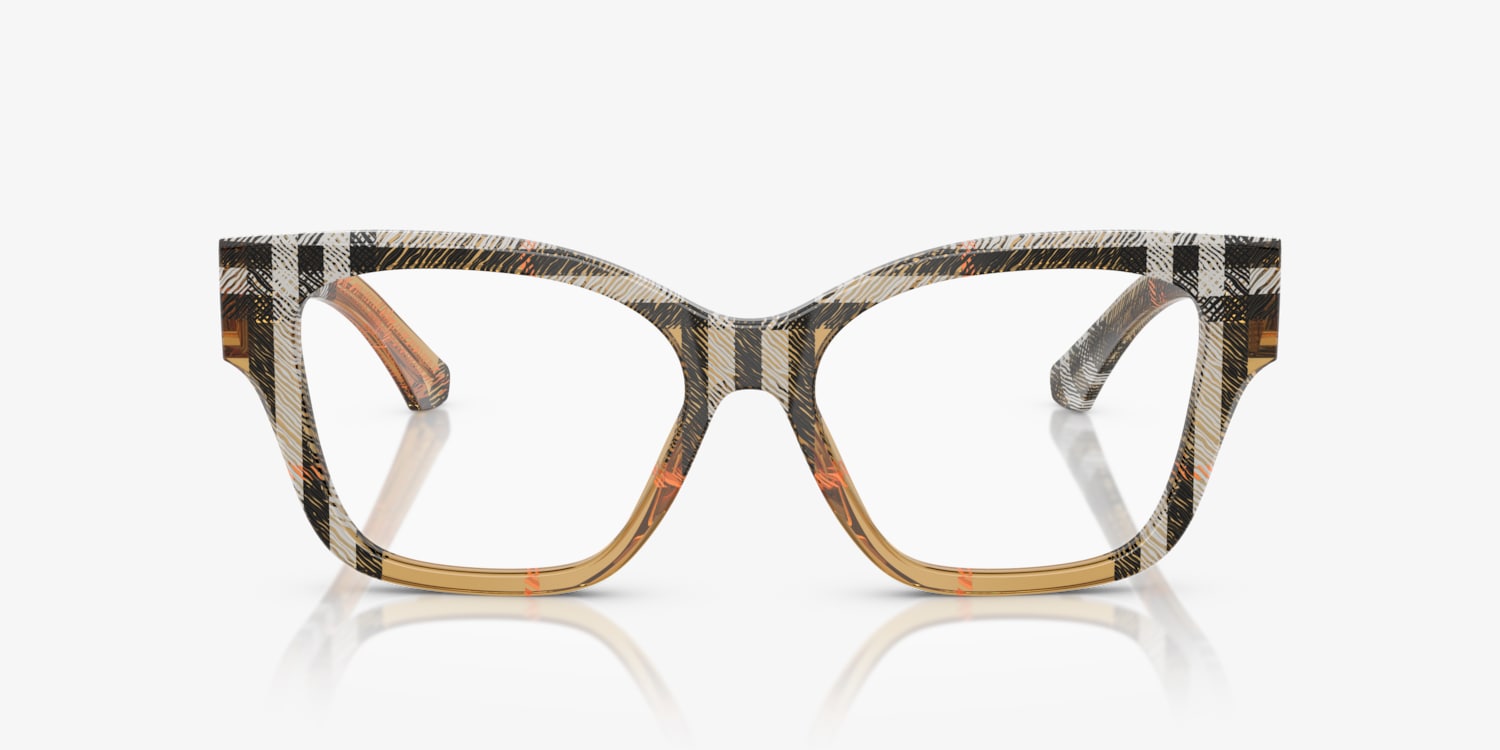 メガネ BURBERRY Woman Optical frames Brown 0BE2420 4106 Burberry BE2420 Eyeglasses | LensCrafters