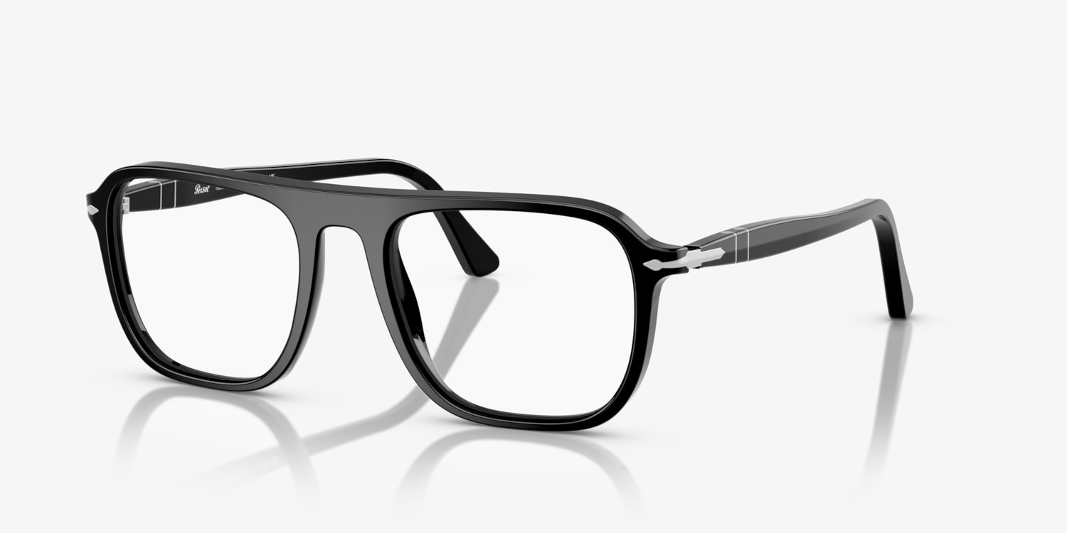 メガネ Persol FW24 Persol - 0PO3359V - 1197 (0PO3359V 1197) Persol PO3359V - Jacques Eyeglasses in Transparent Blue