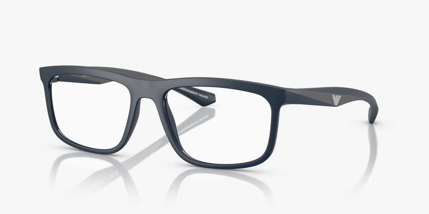 Emporio Armani EA3246 Eyeglasses 6185 Matte Blue