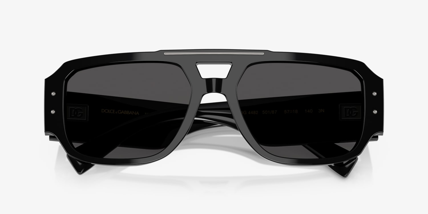 Amazon.com: Dolce & Gabbana Sunglasses DG 4411 501/87 Black