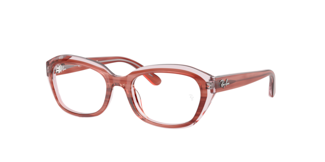 Ray-Ban Woman Striped On Transparent