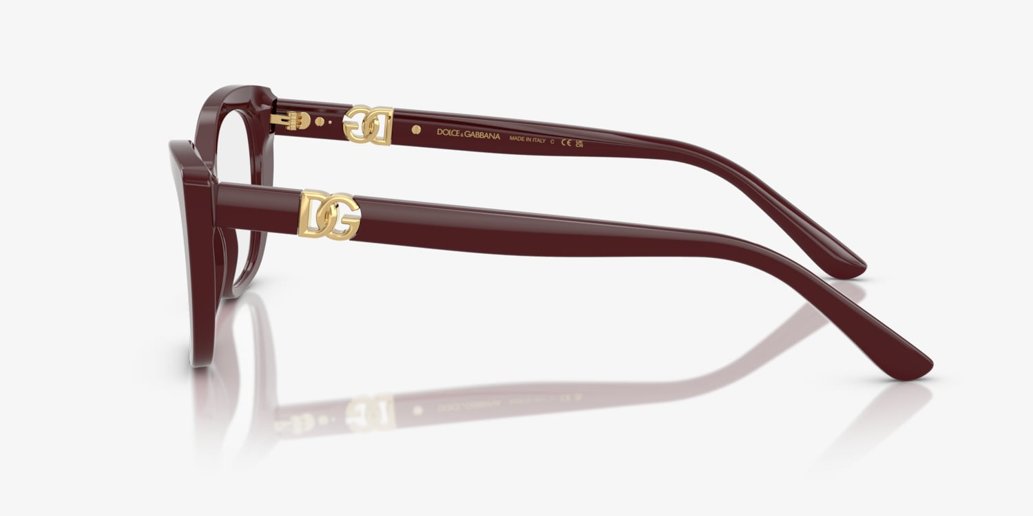 DOLCE & GABBANA エンホスDGヒルサンタル CR1376AH481 8Z421 Dolce & Gabbana DG3398 Eyeglasses | LensCrafters
