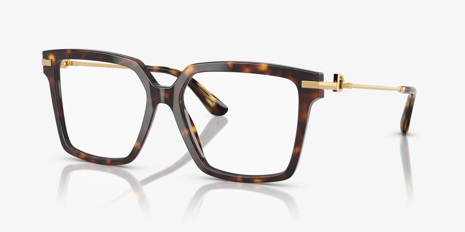 DOLCE & GABBANA スクエアフレムメカネ DG3397 3133 Dolce & Gabbana DG3397 Eyeglasses | LensCrafters