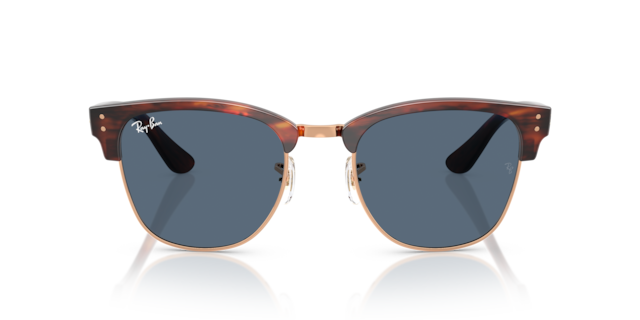 Ray-Ban Unisex Striped Havana On Rose Gold