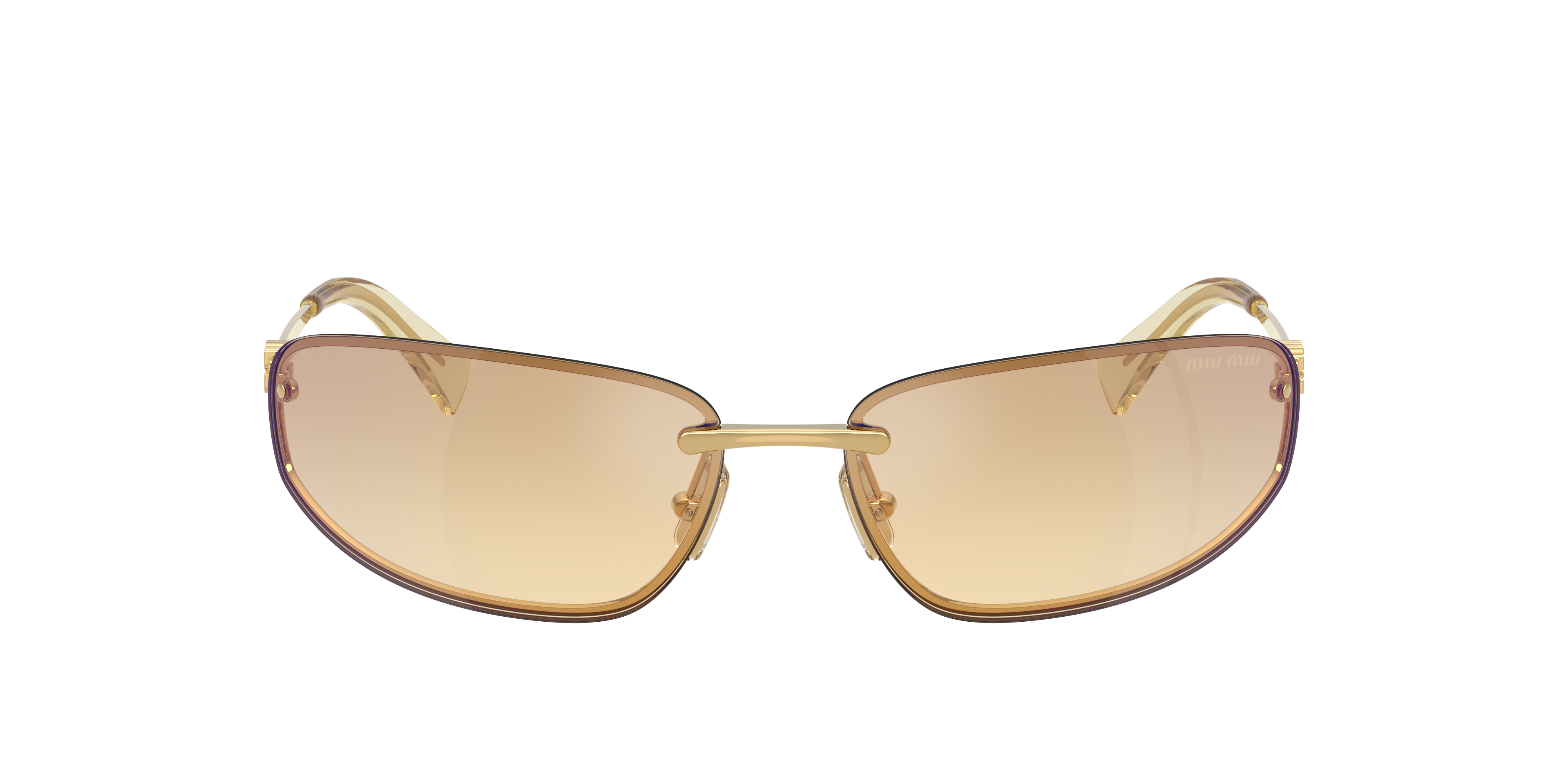 m.♡ Miu Miu Enigme MU A01S Irregular Sunglasses | EyeOns.com