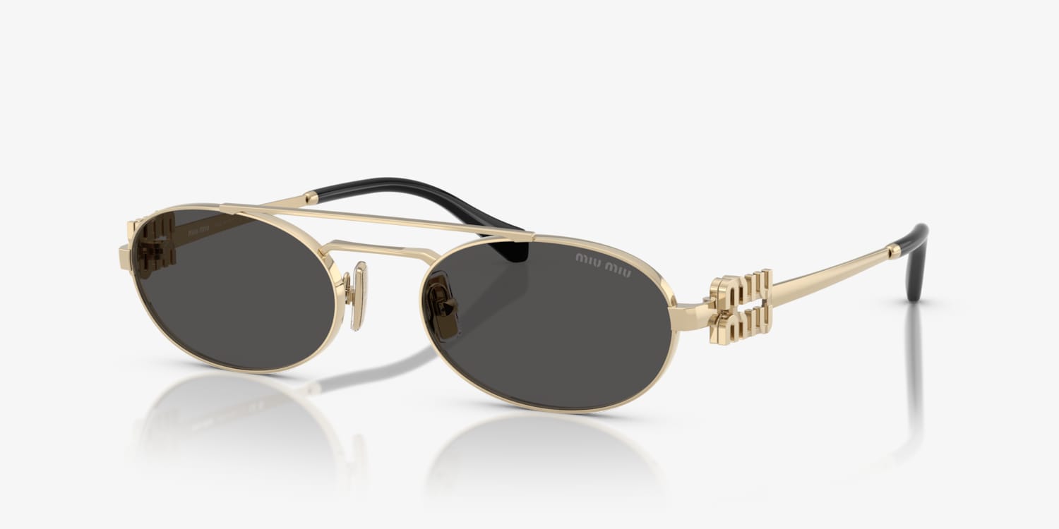 MIU MIU サングラス MU54US 1BC195 59 SILVER UVカット Miu Miu MU 54ZS Sunglasses | LensCrafters