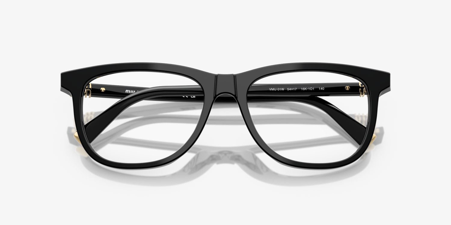 メガネ MiuMiu FW24 Miu Miu - 0MU 01WV - 16K1O1 (0MU 01WV 16K1O1) Miu Miu MU 01WV Eyeglasses | LensCrafters