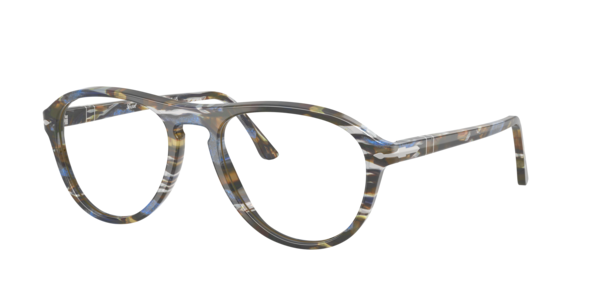 Persol Unisex  Gris Givre, Bleu Nautique