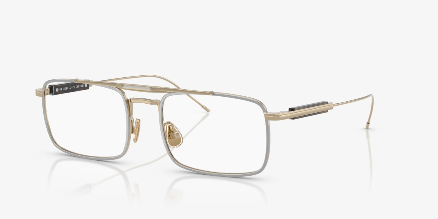 BRUNELLO CUCINELLI スクエアフレムサンクラス 0BC4004S 102751 Brunello Cucinelli BC1006T Eyeglasses | LensCrafters