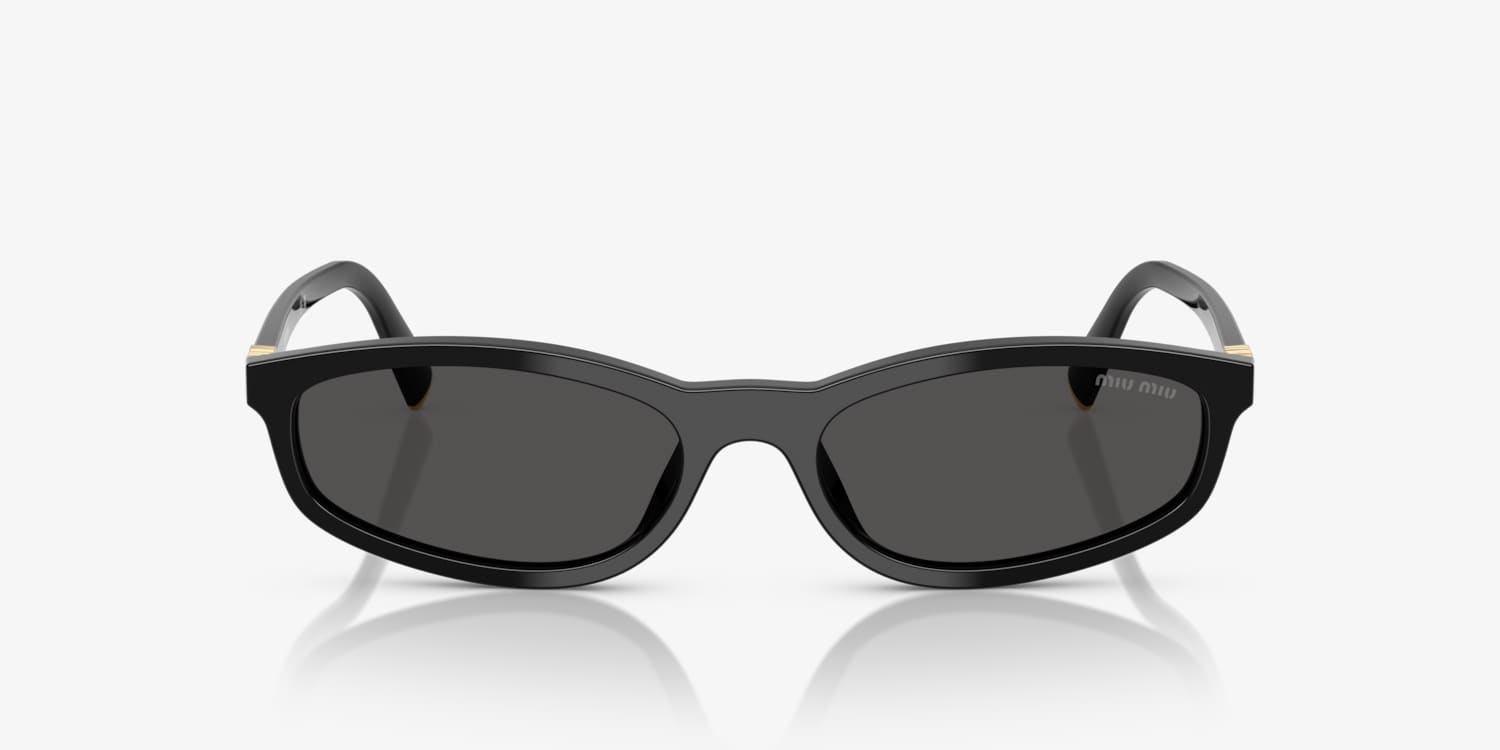 サングラス MiuMiu FW24 Miu Miu - 0MU A06S - 16K08Z (0MU A06S 16K08Z) MU A06S Miu Miu Sunglasses 16K08Z Black - eye-oo.com