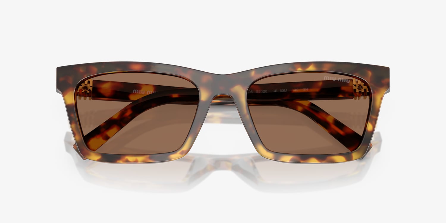 サングラス MiuMiu FW24 Miu Miu - 0MU A05S - 14L60M (0MU A05S 14L60M) Miu Miu MU A05S Sunglasses | LensCrafters