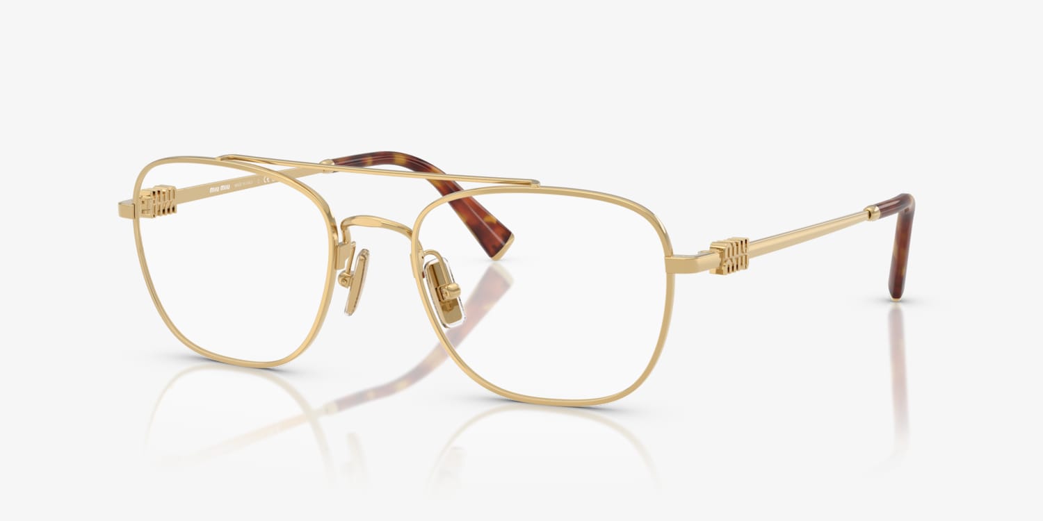 メガネ MiuMiu FW24 Miu Miu - 0MU 51WV - 1BC1O1 (0MU 51WV 1BC1O1) Miu Miu MU 51WV Eyeglasses | LensCrafters