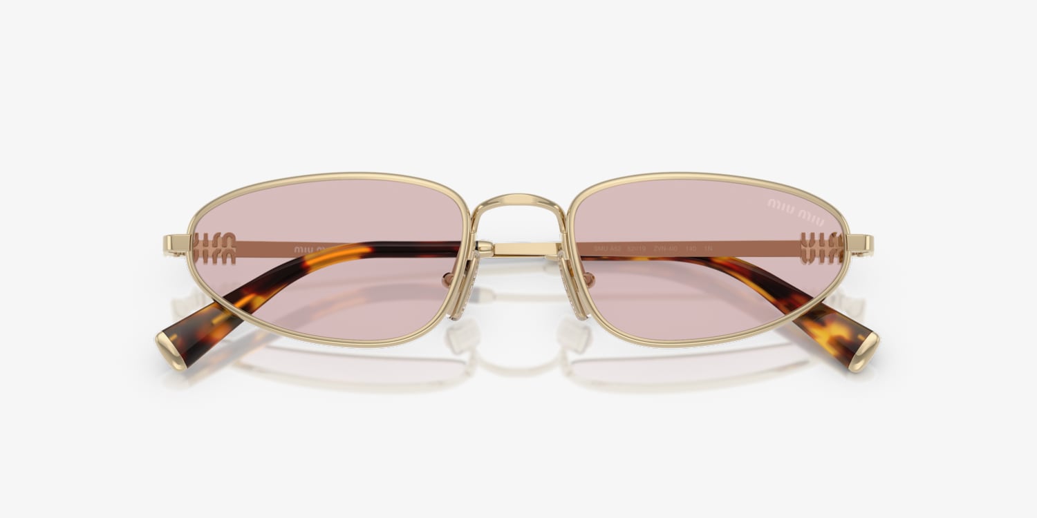 サングラス MiuMiu FW24 Miu Miu - 0MU A52S - ZVN60O (0MU A52S ZVN60O) Miu Miu MU A52S Sunglasses | LensCrafters