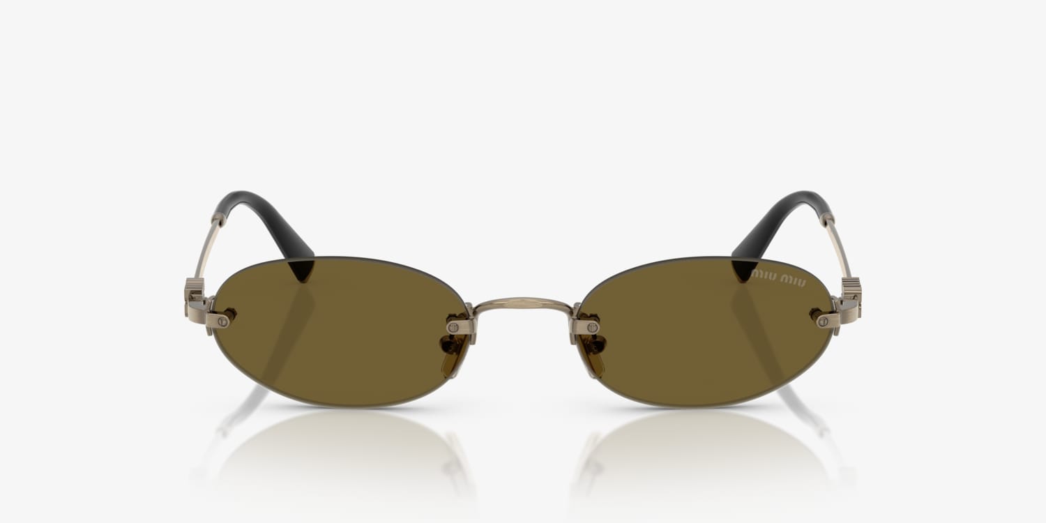メガネ MiuMiu FW24 Miu Miu - 0MU A54S - 5AK08N (0MU A54S 5AK08N) Miu Miu MU A54S Sunglasses | LensCrafters