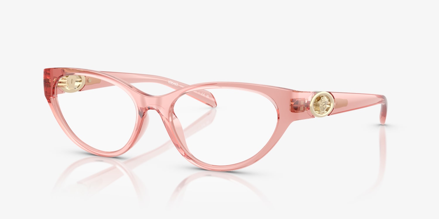 VERSACE キャットアイフレムメカネ 0VE3361U 5488 Versace VE3361U Cat Eye Glasses | Fashion Eyewear US
