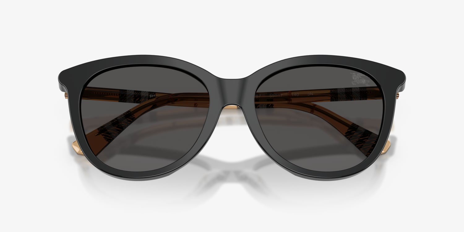 サングラス Burberry SS25 Burberry Acetate Sunglasses (0BE4405 BLACK) Sunglasses Burberry BE4405 | Free Shipping | Glasses.com®