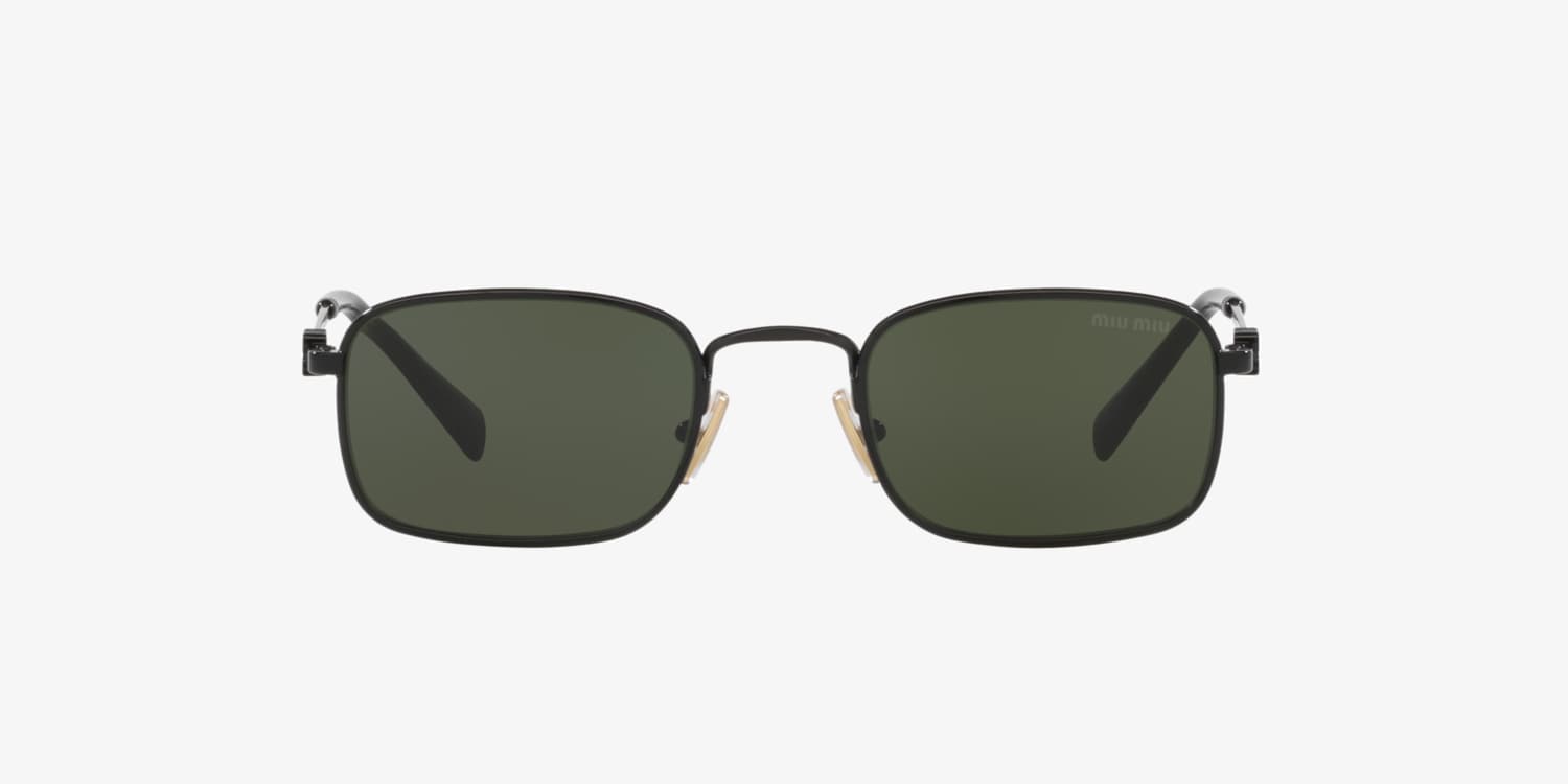 【MIU MIU】A53S GO サングラス ブルー ブラウン ブラック Miu Miu MU A53S Sunglasses | LensCrafters