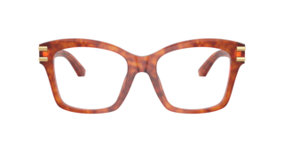 メガネ DOLCE & GABBANA Woman Optical frames Brown 0DG3374 3411 Dolce & Gabbana DG3374 3411 Eyeglasses Frame Women's Fleur