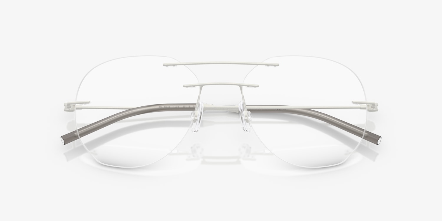 メガネ Moncler Eyeglasses ML5203H 016 Luxury Silver Frame Moncler ML5203-H 016 glasses | Buy online now