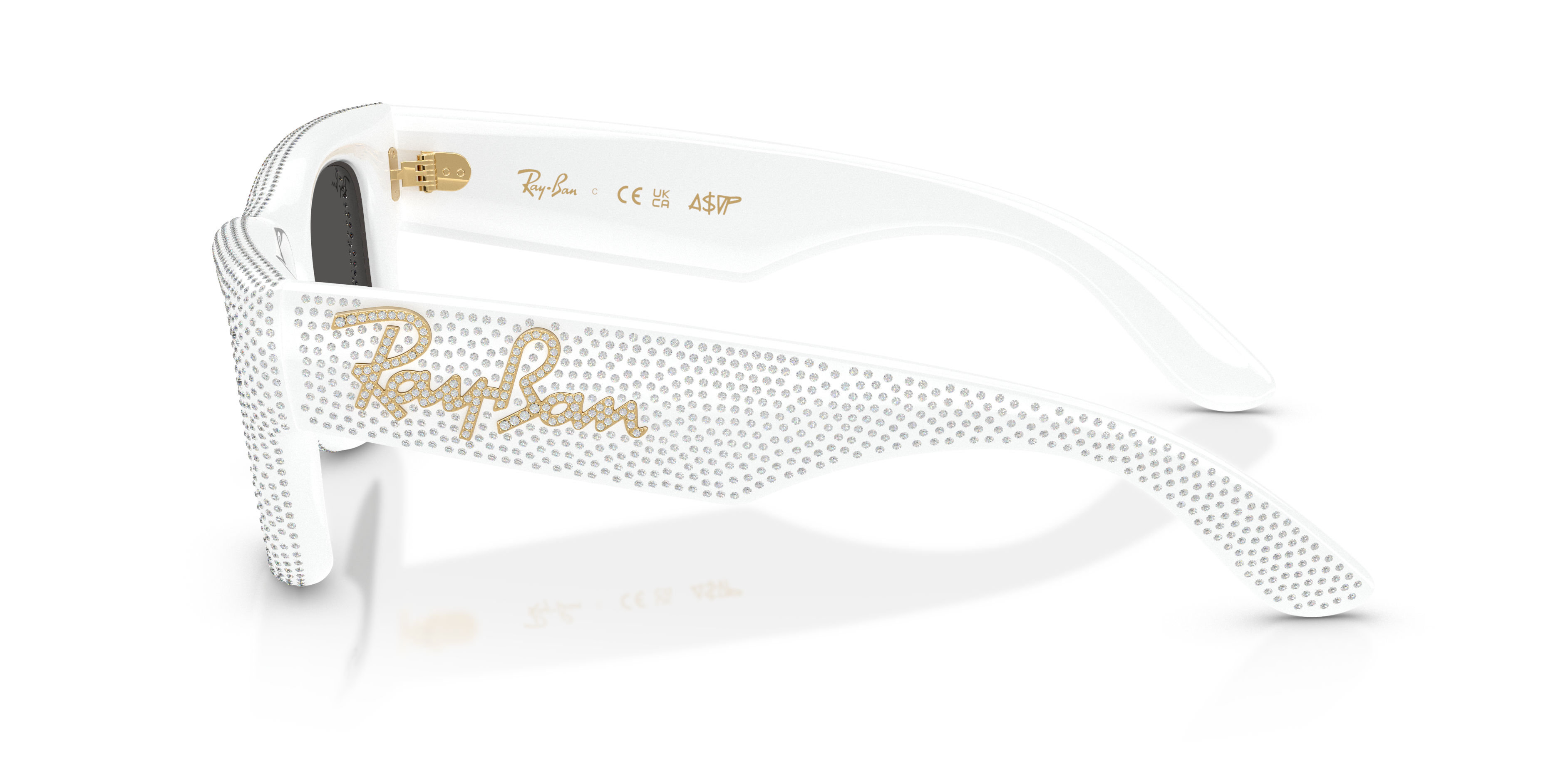 RB4940BP Wayfarer Puffer Crystal Pavè Edition