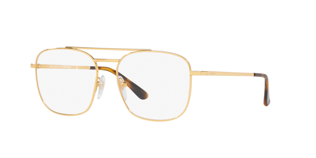 VO4140 23rd STREET Shop Vogue Gold Square Eyeglasses at LensCrafters
