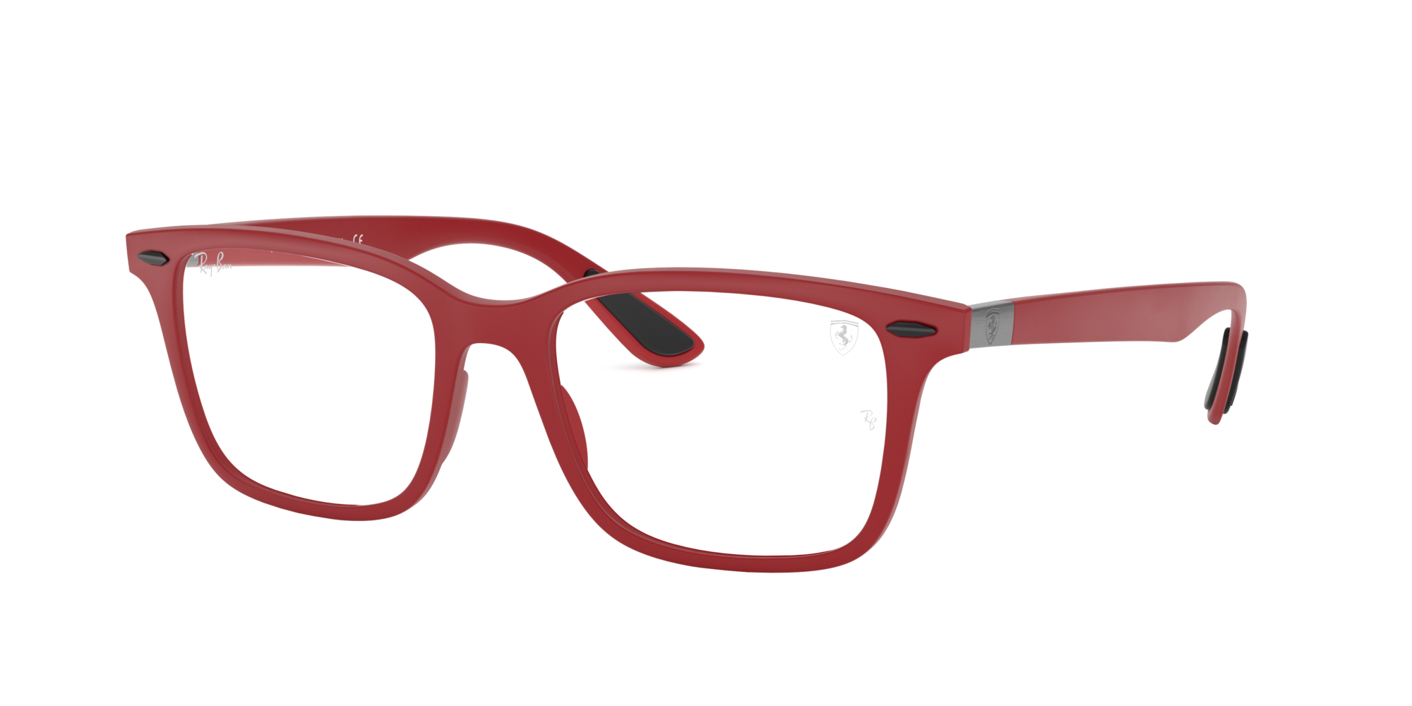 red glasses ray ban