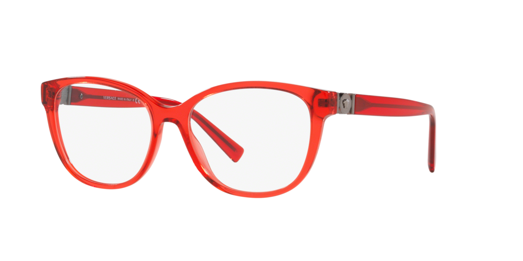 VE3273 Shop Versace Red/Burgundy Round Eyeglasses at LensCrafters
