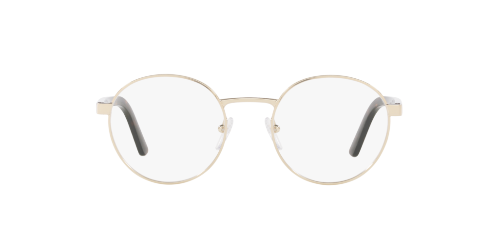 PR 52XV HERITAGE: Shop Prada Gold Round Eyeglasses at LensCrafters