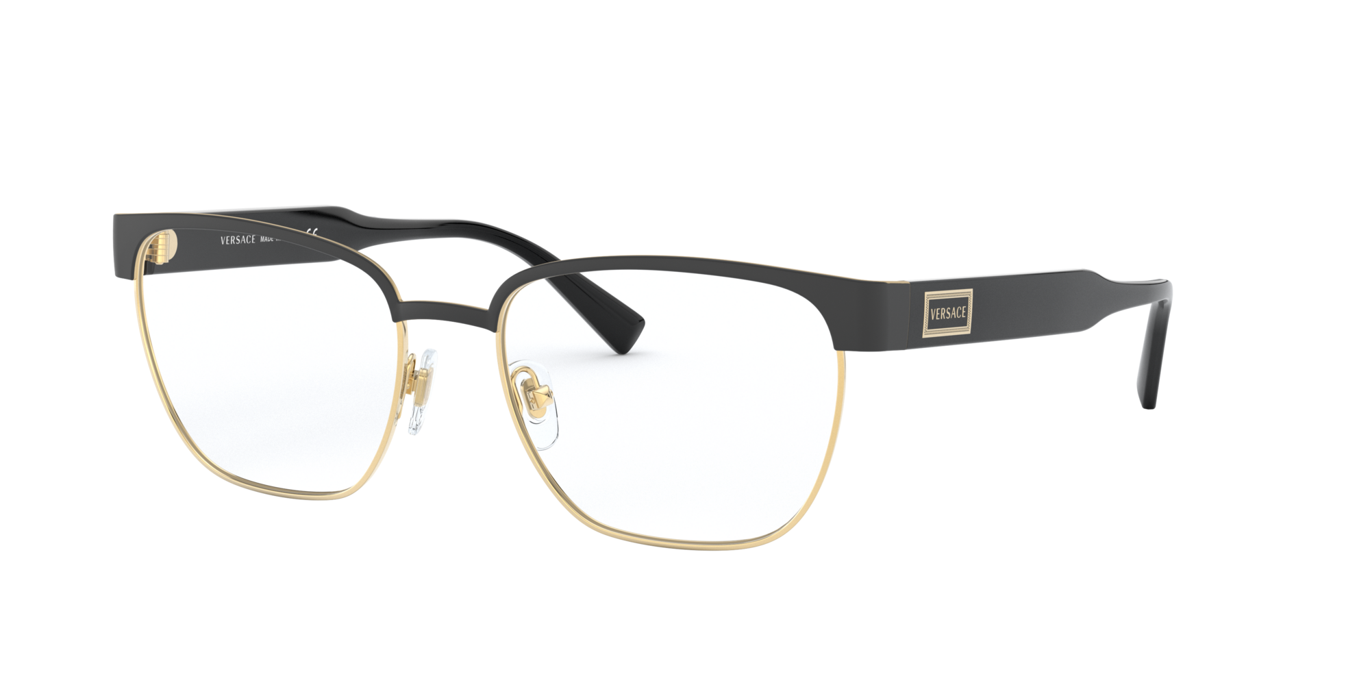 versace black and gold frames