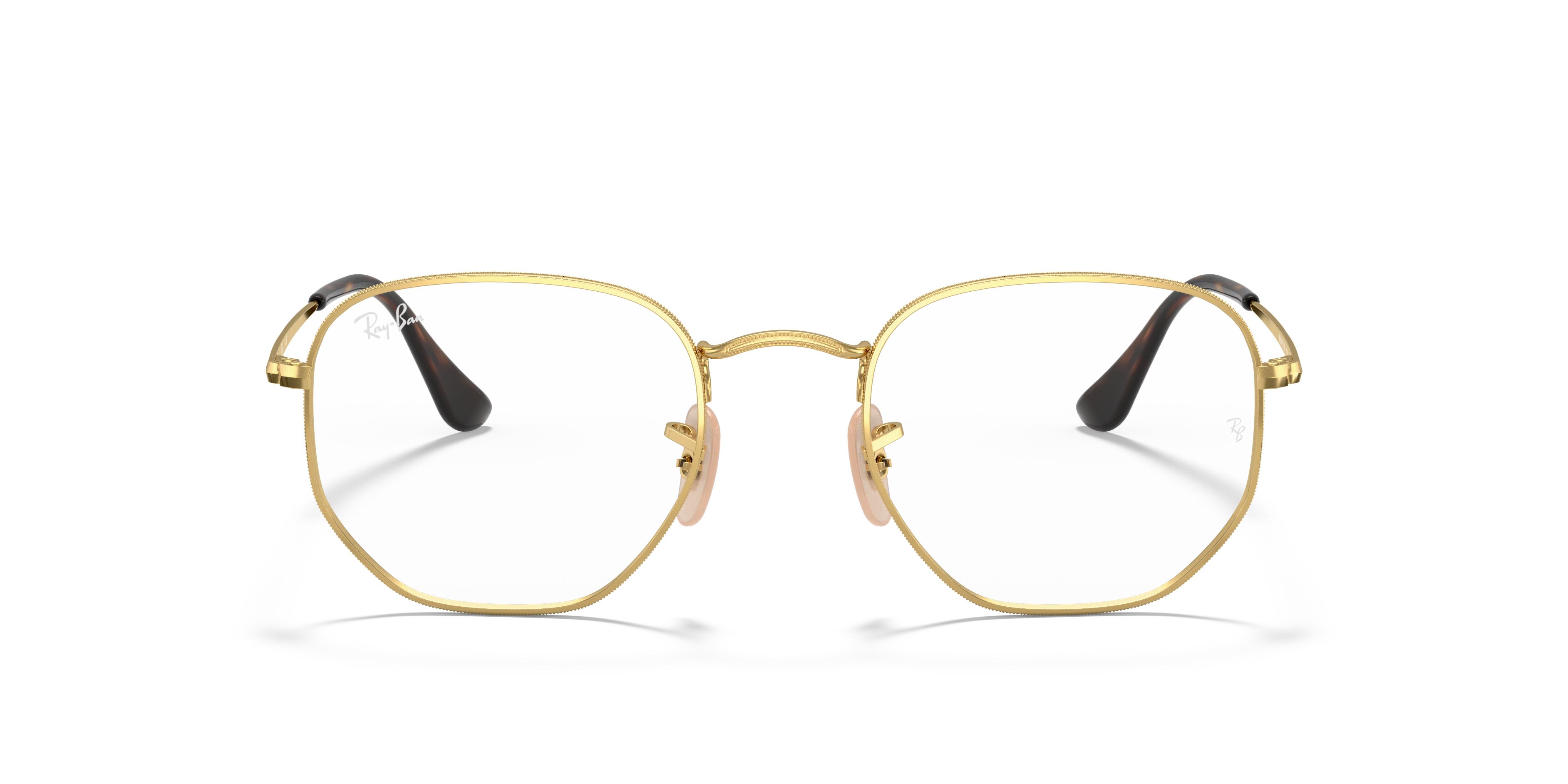 ray ban gold rim glasses