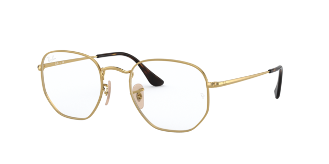 RX6448: Shop Ray-Ban Gold Round Eyeglasses at LensCrafters