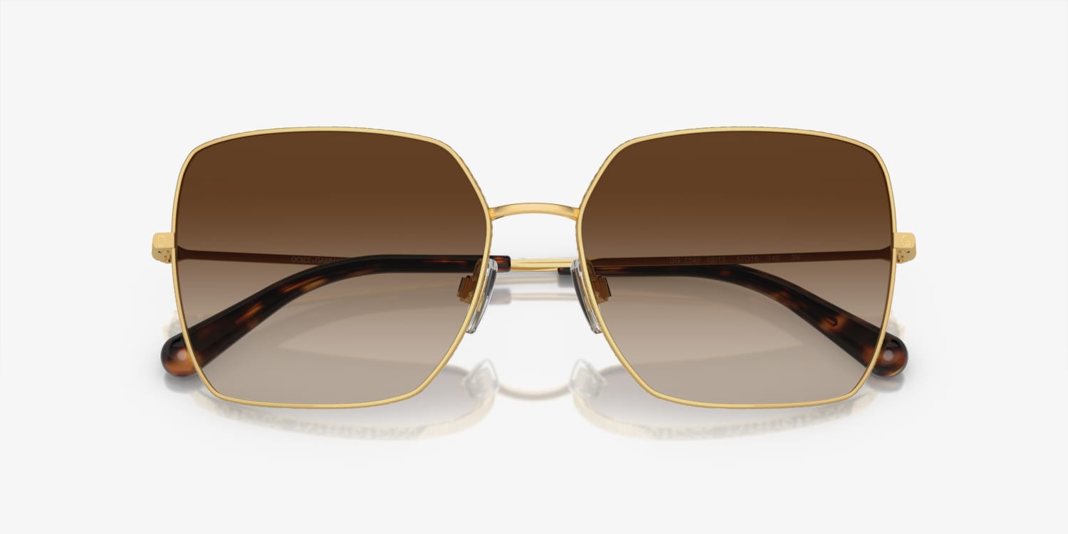 Dolce gabbana sunglasses gold best sale