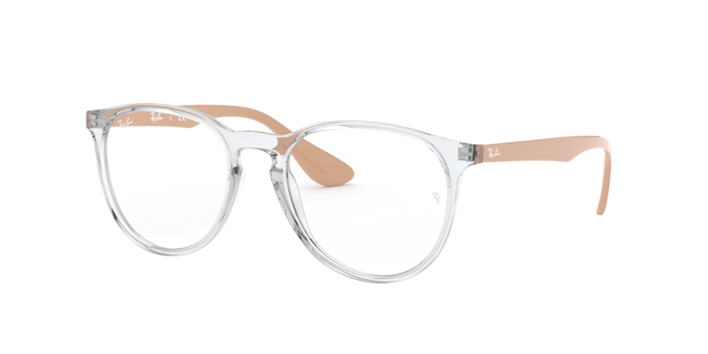 RX7046 ERIKA Shop RayBan Clear/White Panthos Eyeglasses at LensCrafters