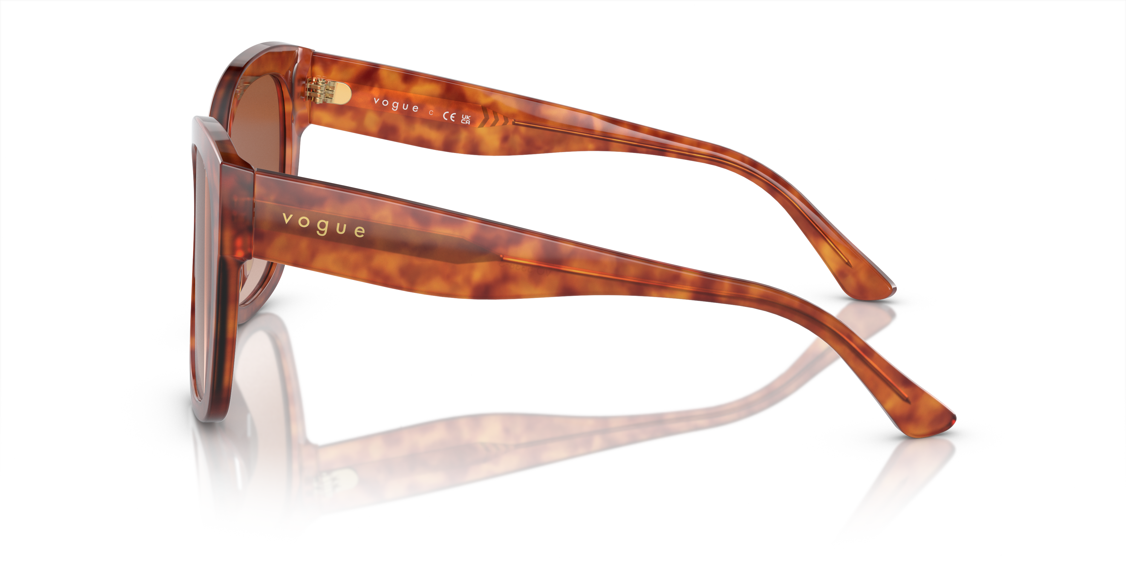 Vogue Eyewear VJ2020 48 Light Brown Mirror Silver Grad & Transparent Yellow  Sunglasses | Sunglass Hut New Zealand