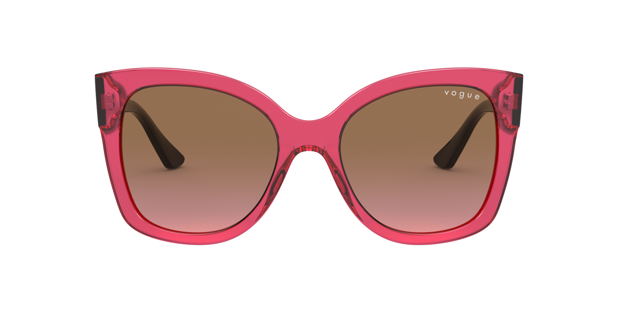 VO5338S 54: Shop Vogue Red/Burgundy Pillow Sunglasses at LensCrafters