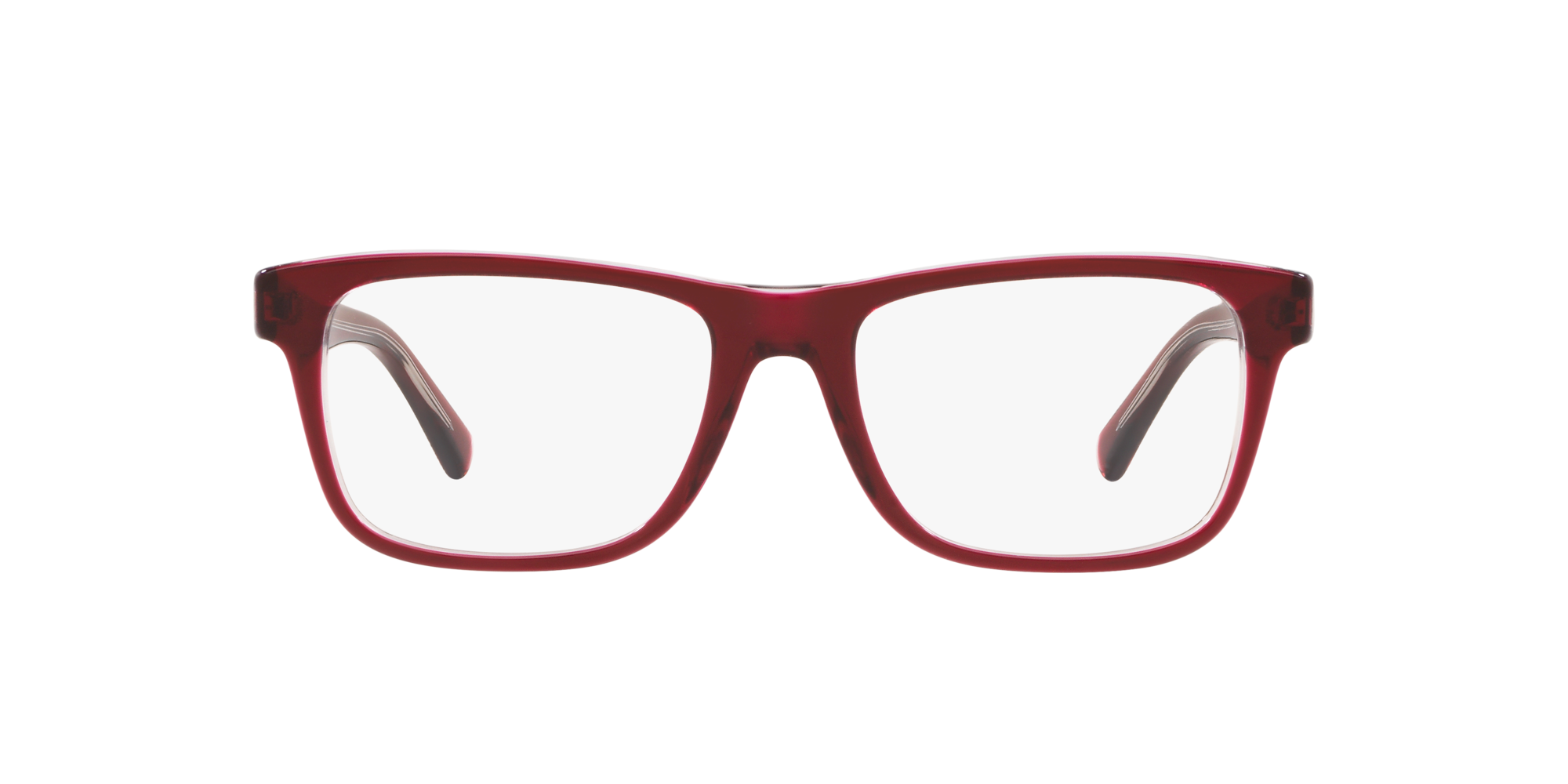 EC2002 Shop Lenscrafters Red/Burgundy Rectangle Eyeglasses at LensCrafters