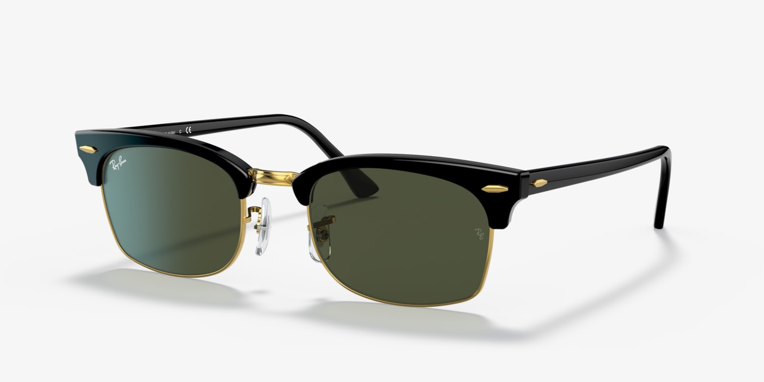 Forskel Pil Samlet Ray-Ban RB3916 Clubmaster Square Legend Gold Sunglasses | LensCrafters