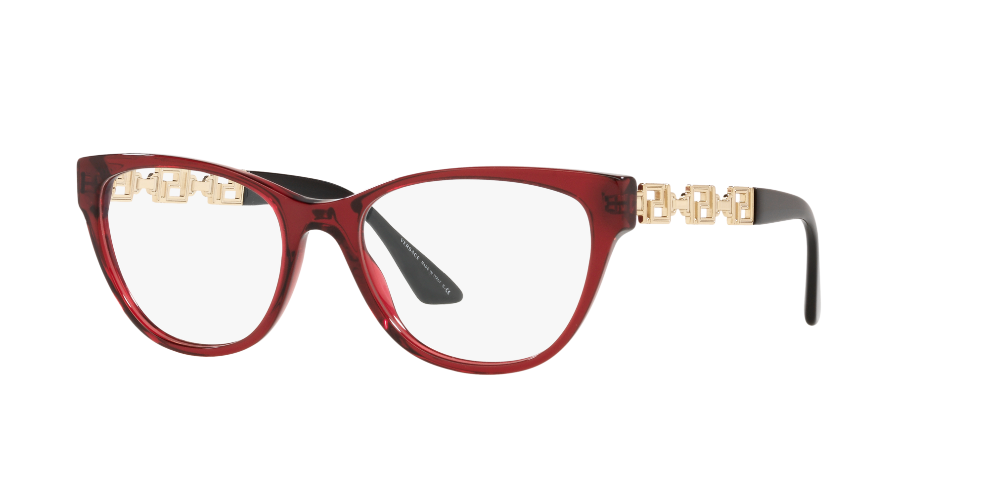 red versace eyeglasses