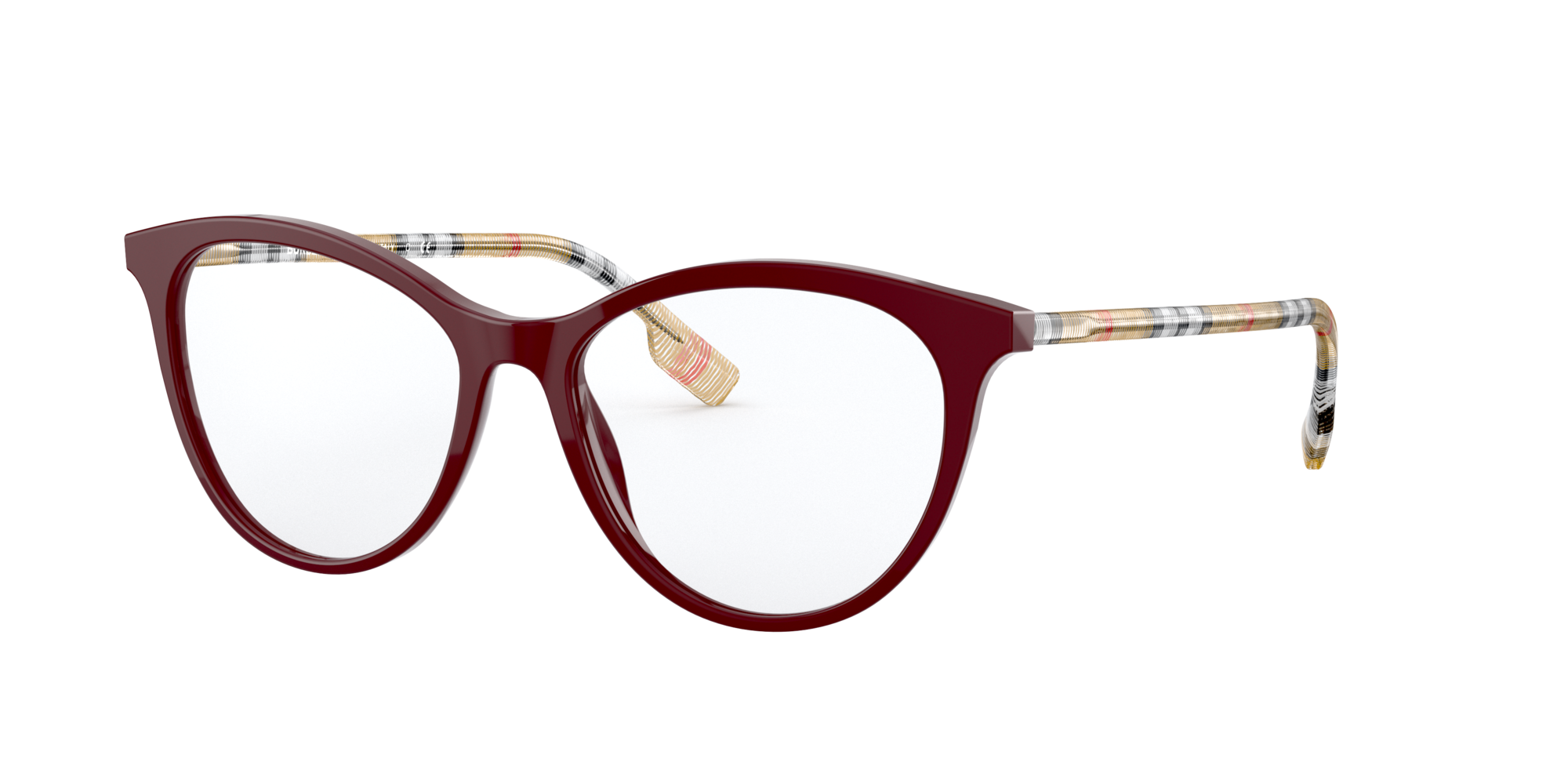 red burberry glasses