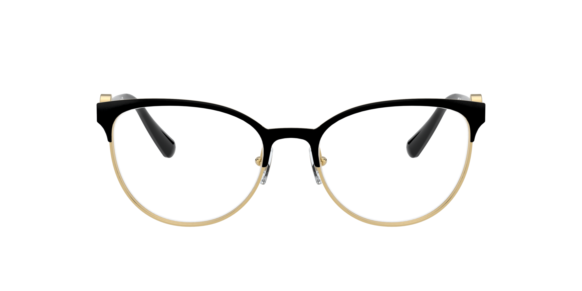 versace black and gold eyeglasses