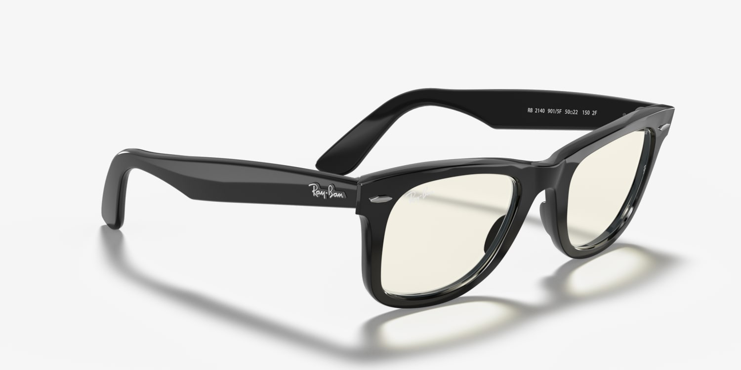 Ray-Ban RB2140 Wayfarer Clear Evolve Sunglasses | LensCrafters