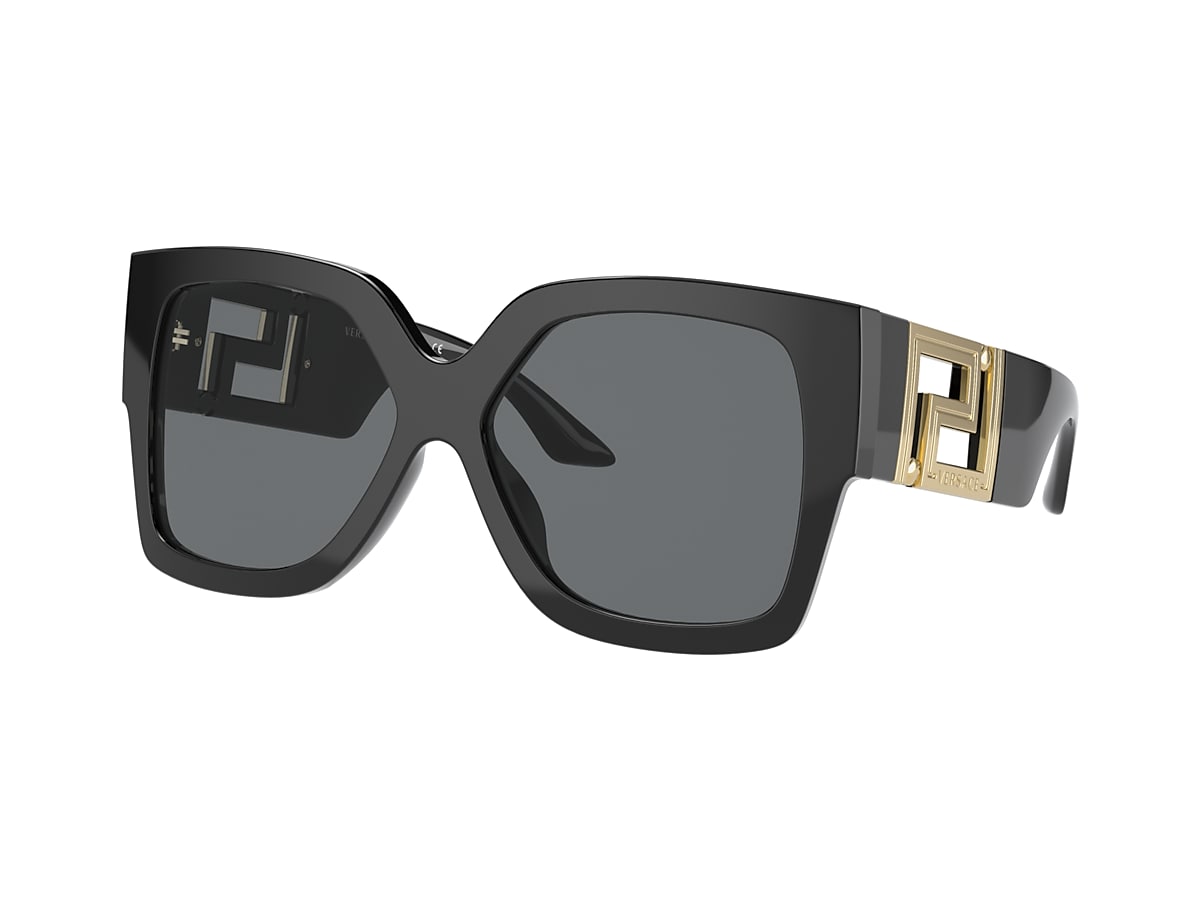 VERSACE サングラス Amazon.com: Versace VE4402 GB1/87 59MM Black/Dark Grey