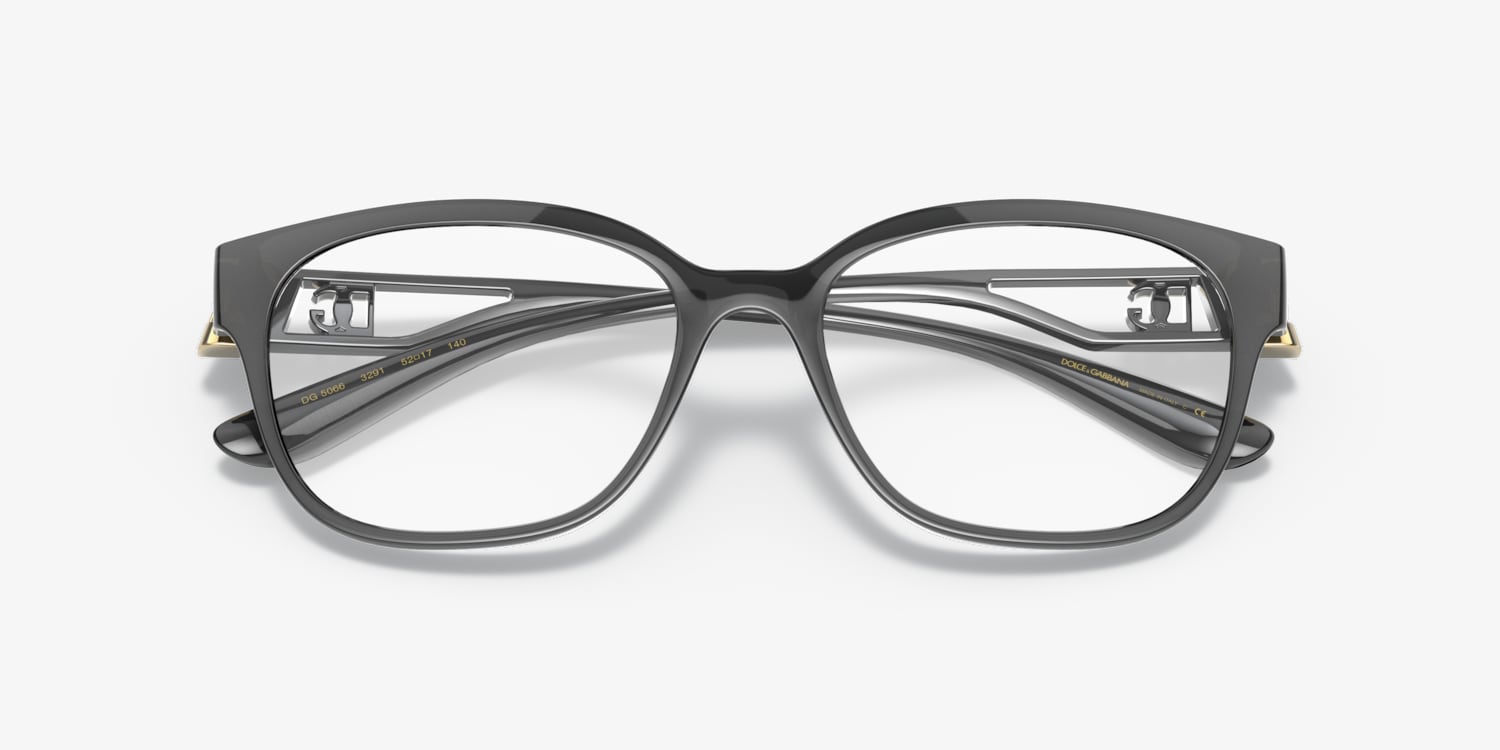 DOLCE & GABBANA スクエアフレムメカネ DG5066 501 Dolce & Gabbana DG5066 Eyeglasses | LensCrafters